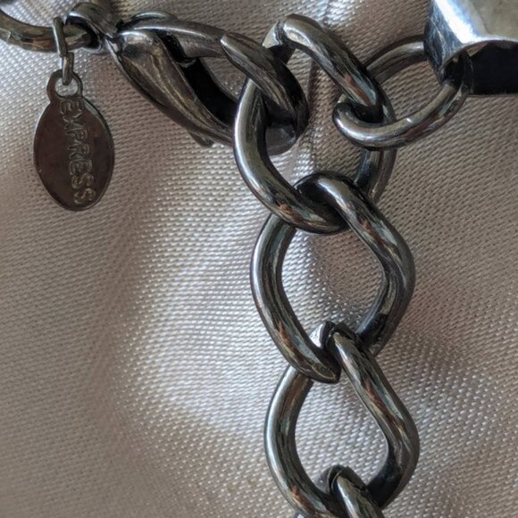 Express Vintage black braided necklace - Picture 2 of 4